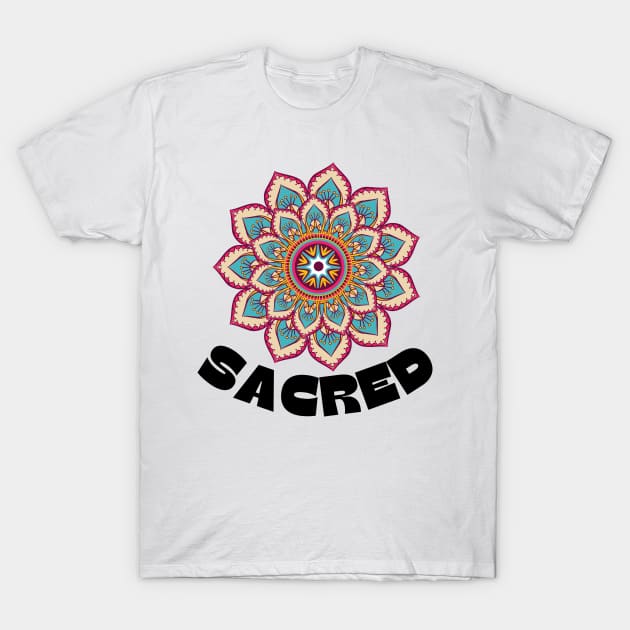 Sacred Mandala T-Shirt by BhaktiCloudsApparel